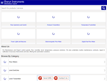 Tablet Screenshot of charun-instruments.com